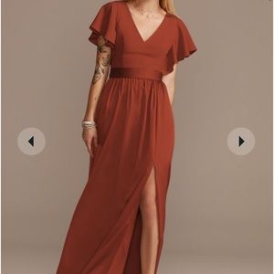 David’s bridal bridesmaids dress Sienna